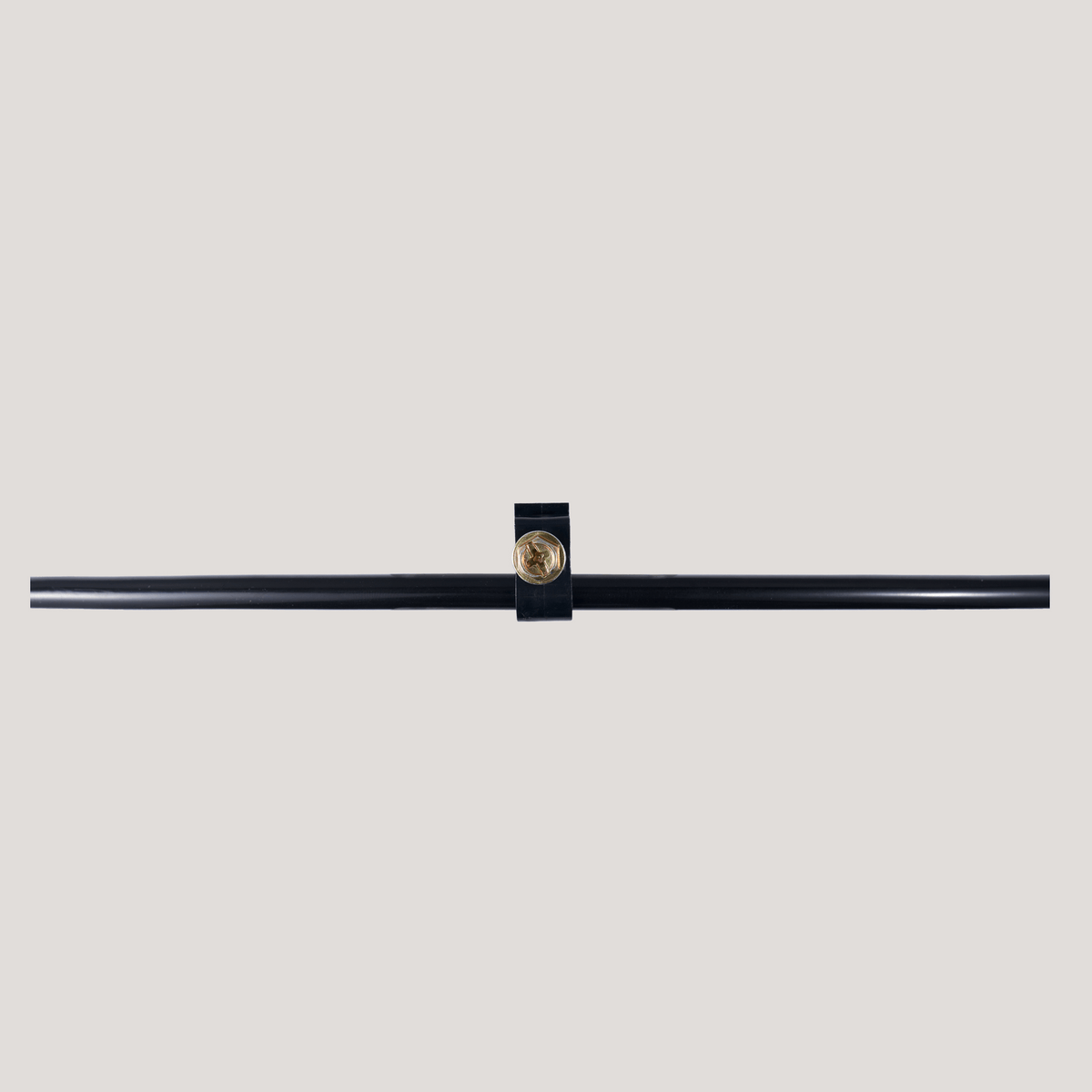 1/4" Tube Clamp Black with Screw  - 50 Packs