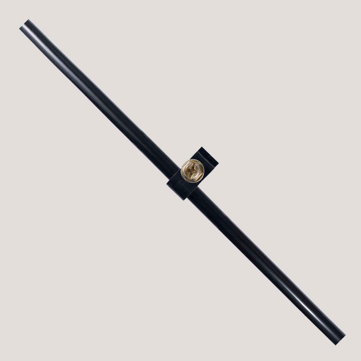 1/4" Tube Clamp Black with Screw  - 50 Packs