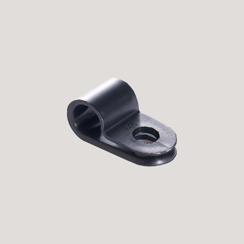 1/4" Tube  Clamp Black